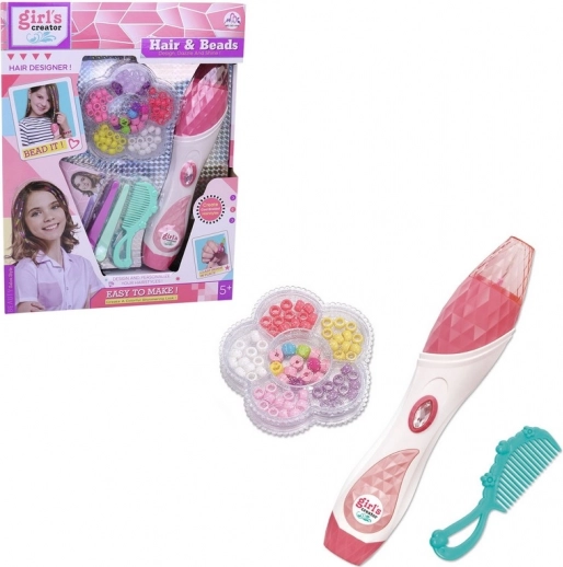 Set zum Einflechten von Perlen ins Haar