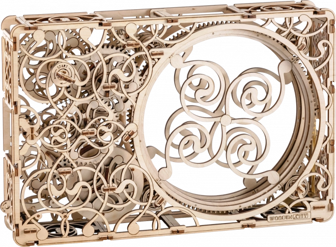 Mechanisches Bild - Holz-3D-Puzzle