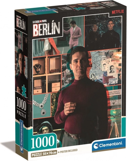 Clementoni Puzzle Haus des Geldes Berlin Plan 1000 Teile