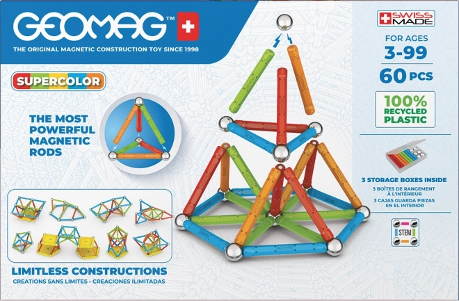 Geomag Supercolor RE Magnetische Bausteine Set