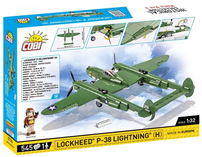 COBI Lockheed P-38H Lightning Modellbausatz 1:32