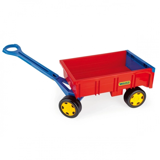 Gigant Wagen Anhänger 95 cm - Rosa – Rot-Blau