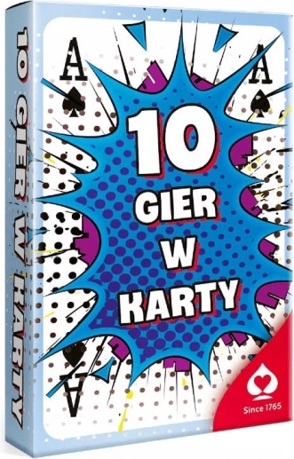 Set mit 10 Kartenspielen