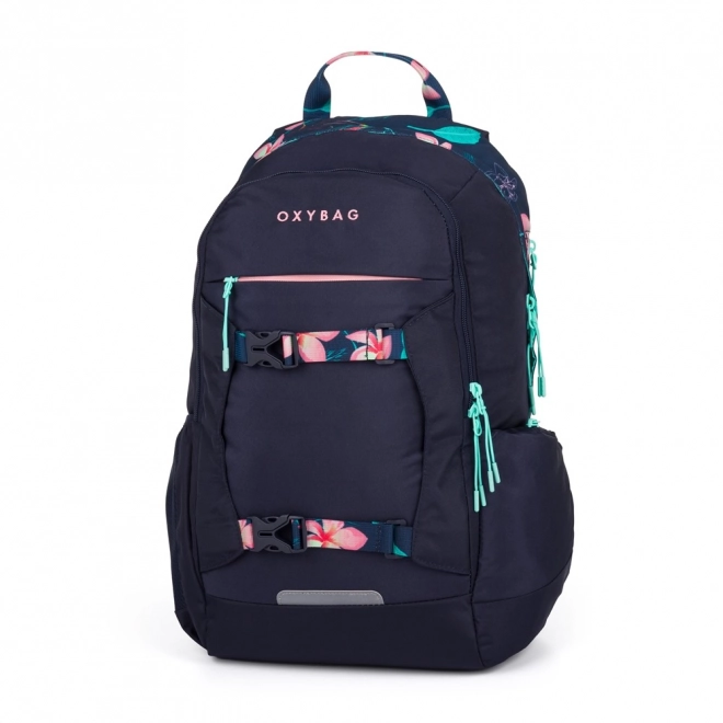 Schulrucksack OXY Zero Nachtblumen