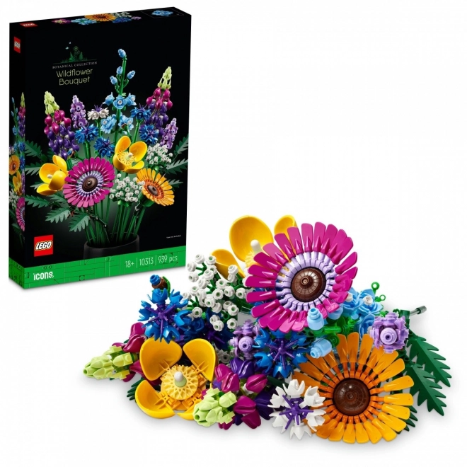 Lego Blumenstrauß aus Wiesenblumen