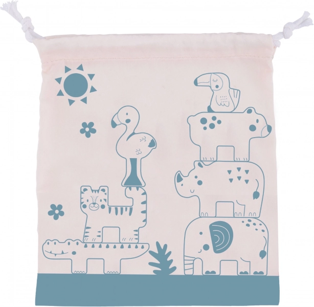 Holztiere Montessori 9 Stk von Tooky Toy