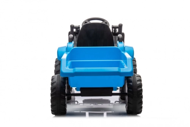 Elektrischer Kindertraktor mit Schaufel blau