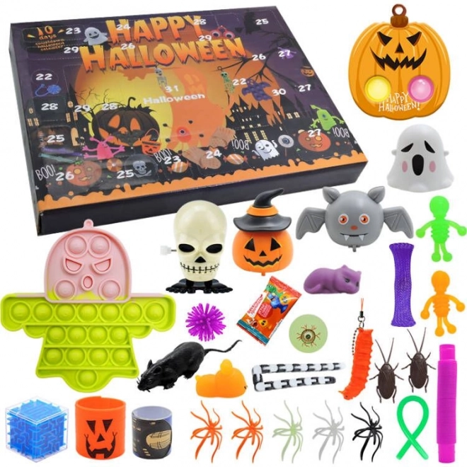 Halloween Adventskalender mit Pop It Fidget Toys