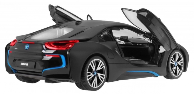 BMW i8 schwarzes RASTAR 1:14 Auto mit Fernsteuerung + 2,4 GHz Fernsteuerung