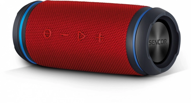 Roter Bluetooth-Lautsprecher mit NFC und IPX6