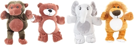 Plüsch-Handpuppe Tier 27 cm