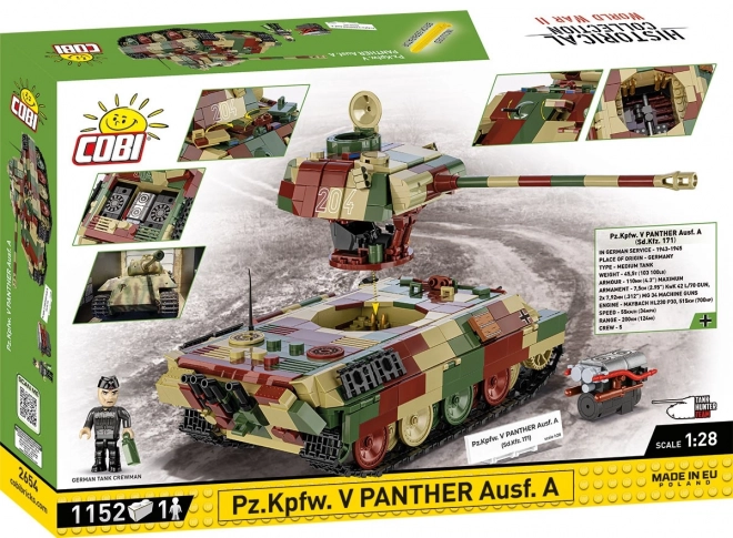 Panther Ausf. A Modell aus Bausteinen