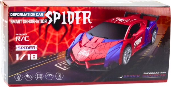 Rennwagen und Roboter Spider Fernsteuerung 2in1