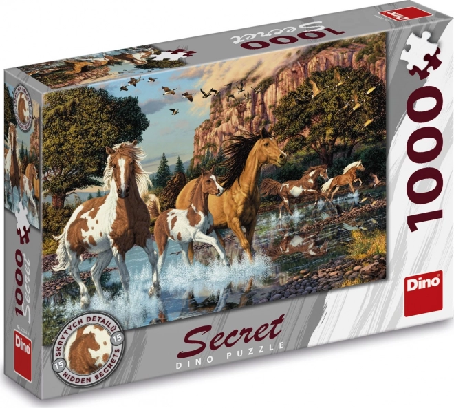 Dino Puzzle Secret Collection: Pferde 1000 Teile