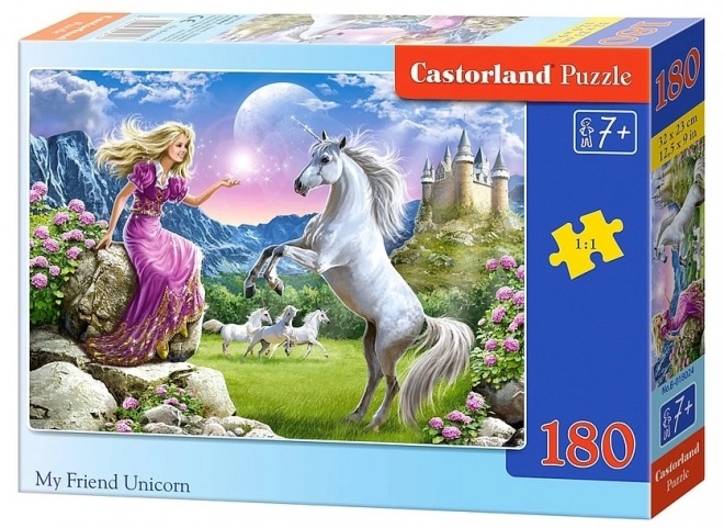 Puzzle 180 Teile Mein Freund Einhorn