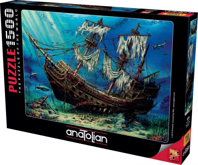 Puzzle gestrandetes Schiff 1500 Teile