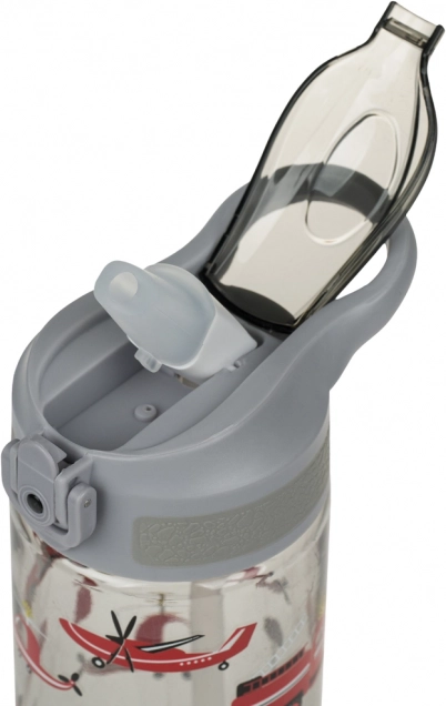 Tritan-Trinkflasche mit Strohhalm Rettungsfahrzeuge 500 ml