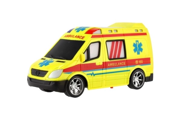 Fernbedienung RC Krankenwagen Kunststoff 20cm mit Licht