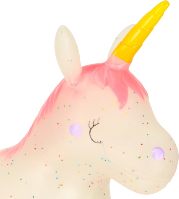 Springendes Spielzeug für Kinder mit Pumpe - Gummieinhorn