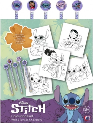 Lilo & Stitch Malbuch mit Buntstiften