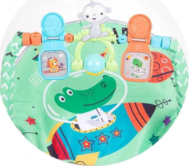 Vibrationsliege für Babys 2-in-1 Baby Spa Grün