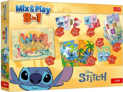 Mix & Play 8in1 STITCH Gesellschaftsspiele in der Box