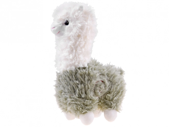 Flauschiges Lama Plüschtier 28cm – grün