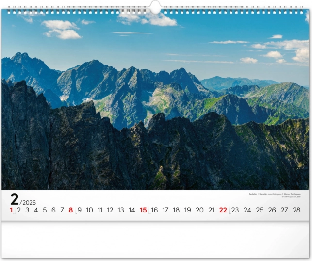 Wandkalender Magische Tatra 2026