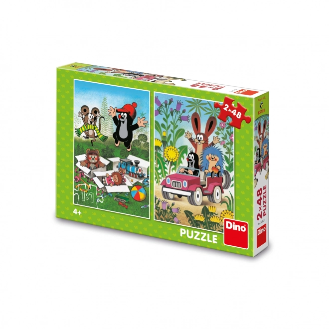 Puzzle Krtek Freude 2x48 Teile