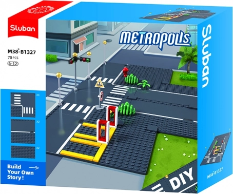 Sluban Metropolis Grundbausatz Straße