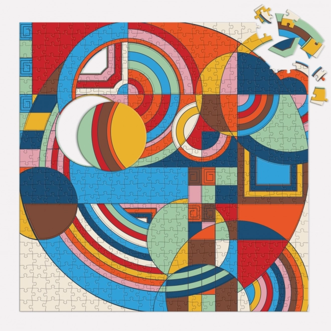 Quadratisches Puzzle Frank Lloyd Wright Hoffman House Rug 500 Teile
