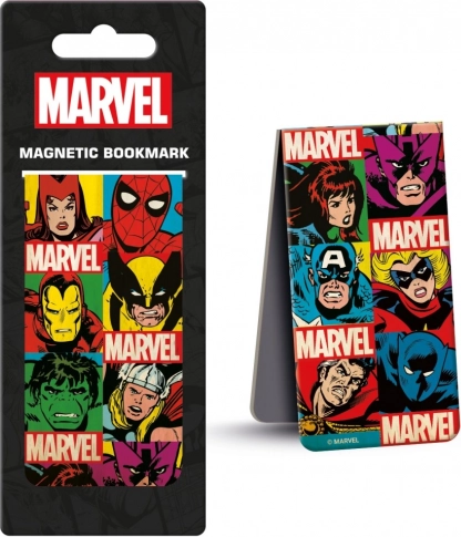 Marvel Magnetlesezeichen Retro Grid