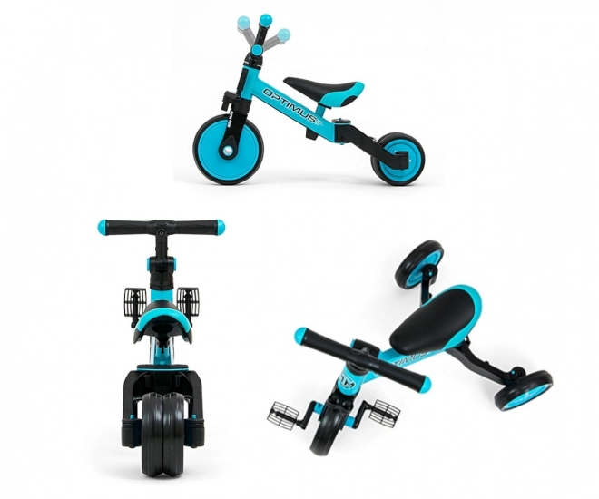 3-in-1 Dreirad Optimus Blau