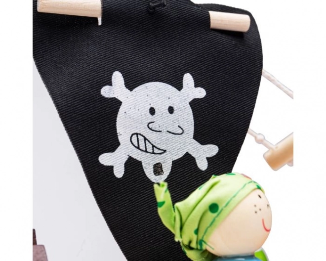 Bigjigs Toys Piratenschiff mit Piraten