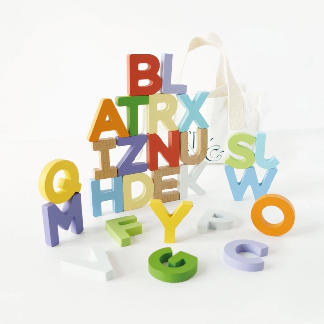 60 bunte Buchstaben für einfaches Lernen