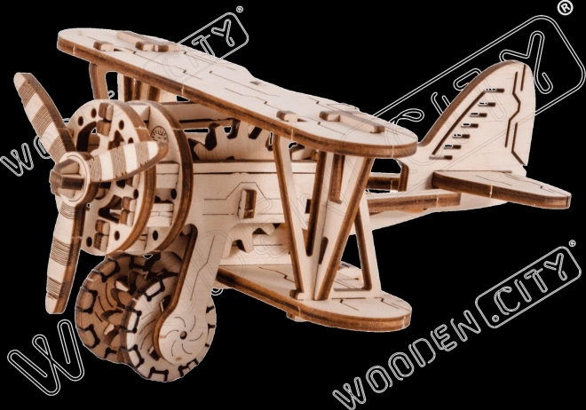 Holz 3D Puzzle Doppeldecker