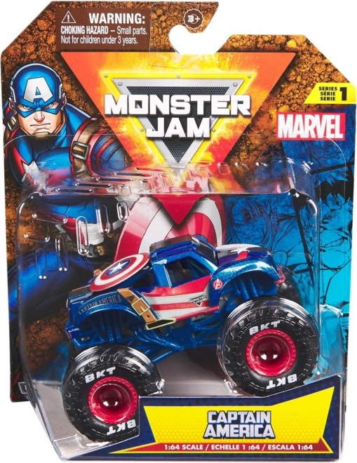 Monster Jam Fahrzeug Captain America