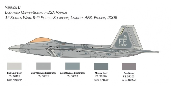Modell Lockheed Martin F-22A Raptor