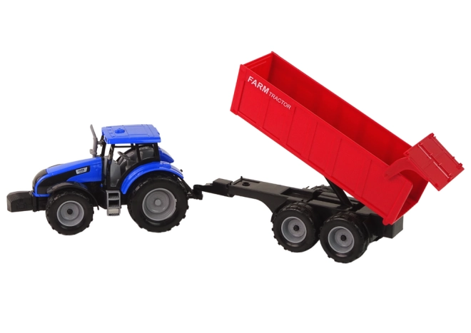 Realistischer Traktor mit großen Rädern