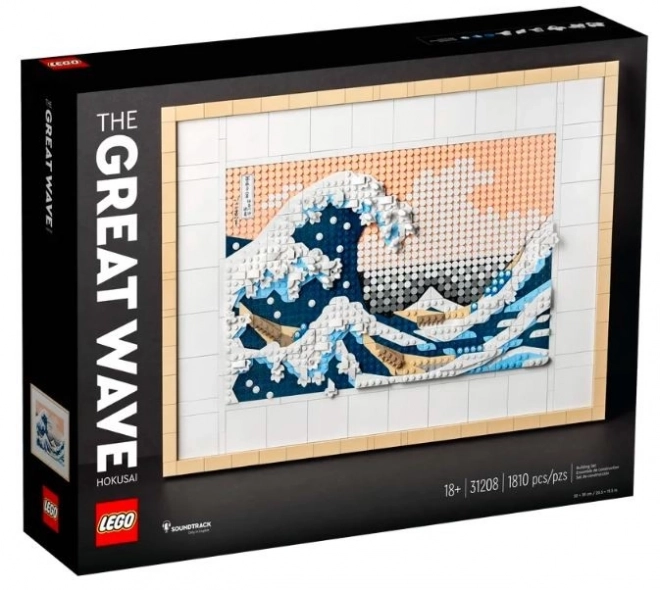 Hokusai Große Welle LEGO Kunstset