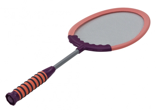 Badminton-Set: 2 Schläger und 2 Federbälle in Pink