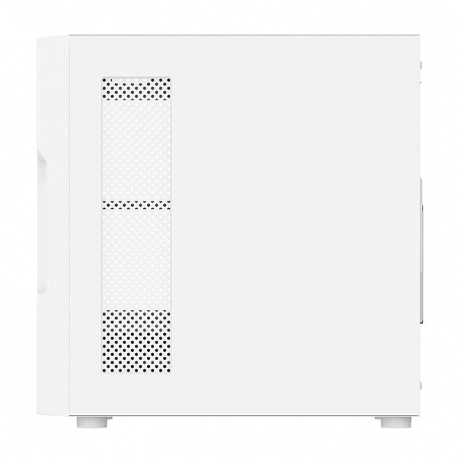 Weißes Darkflash PC-Gehäuse mit Mesh-Front