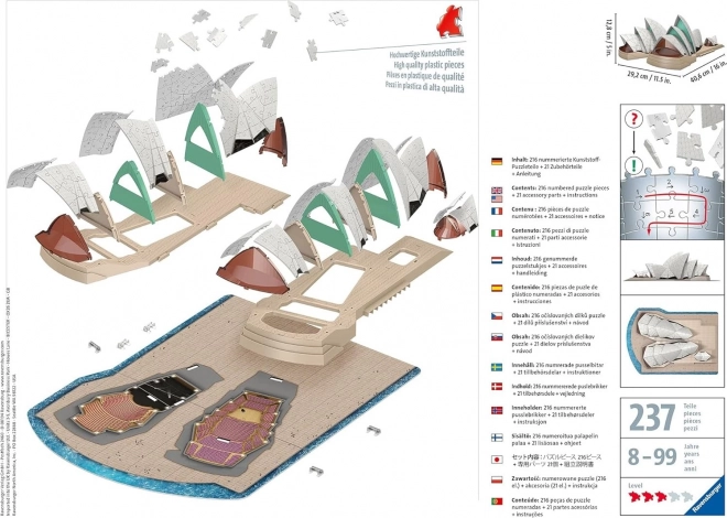 3D Puzzle Sydney Oper von Ravensburger