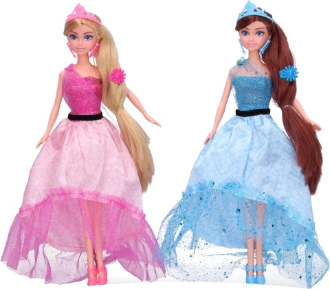 Prinzessin-Puppe mit Zubehör 29 cm