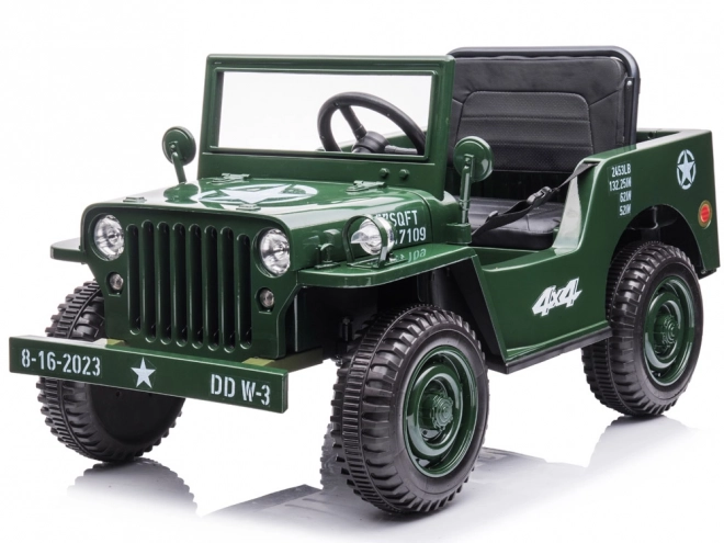 Fernsteuerbares Militärfahrzeug Willys – Beige