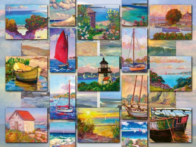 Ravensburger Puzzle 1500 Teile Küsten-Collage