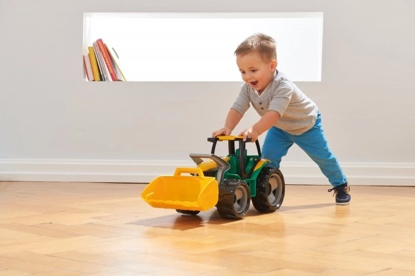 Traktor mit Schaufel Grün-Gelb