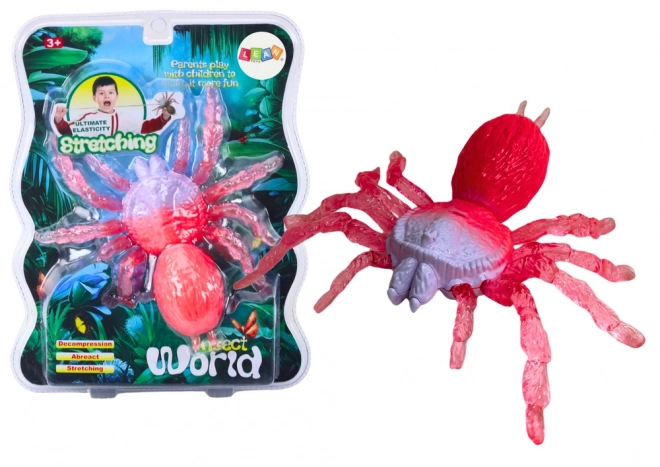 Dehnbare Spinnenfigur Spielzeug Pink