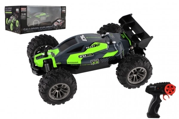 Schnelles RC Buggy Auto 2,4 GHz Grün