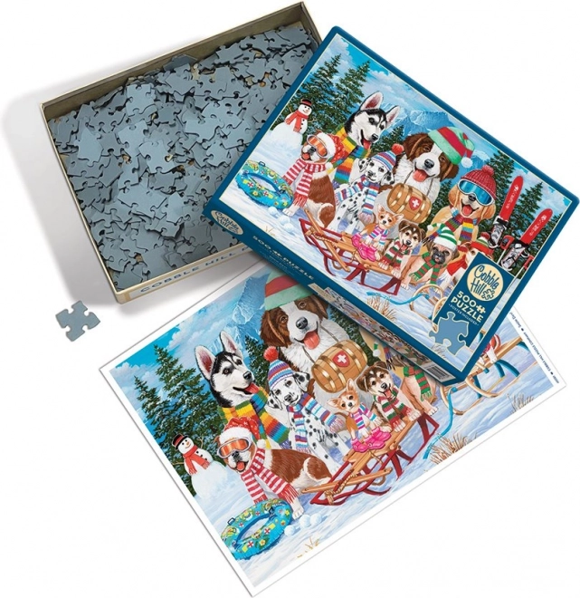 Schneefreude Puzzle 500 Teile von Cobble Hill